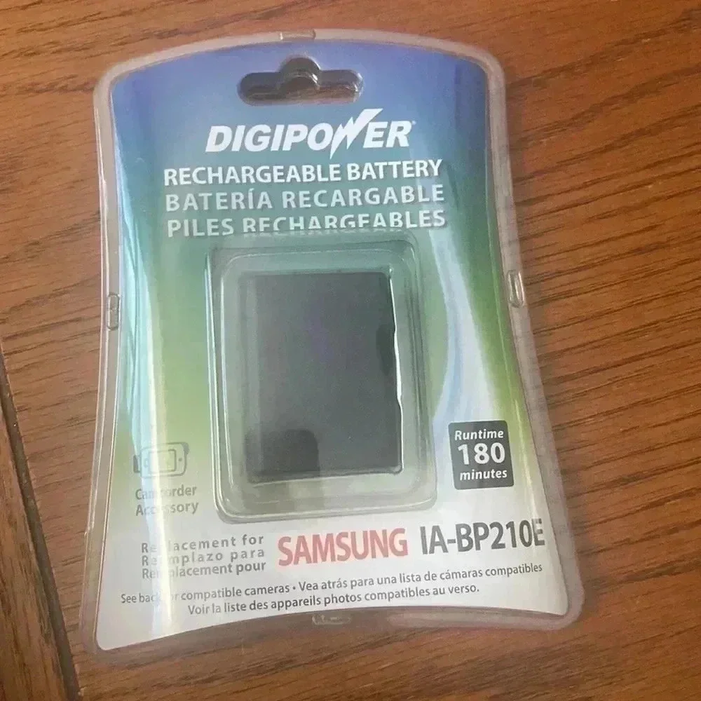 DigiPower BP-SG210E Digital Camera Battery Replacement for Samsung IA-SG210E